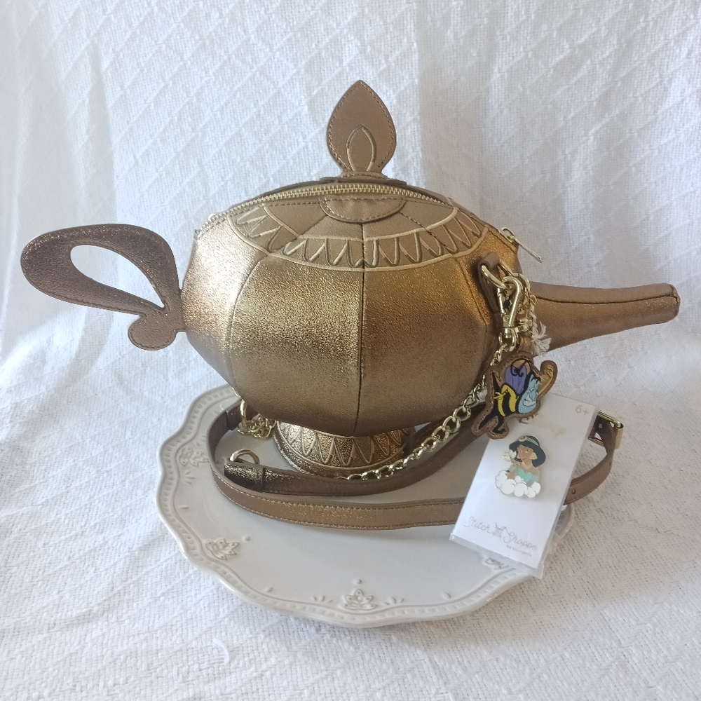 Stitch Shoppe by Loungefly × Disney Aladdin Genie Lamp Crossbody Bag - Picture 16 of 16